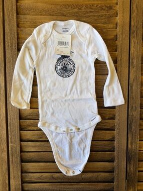 National FFA Gerber White Long Sleeve Baby One-Piece Bodysuit Logo Ag Ed 18 Mo